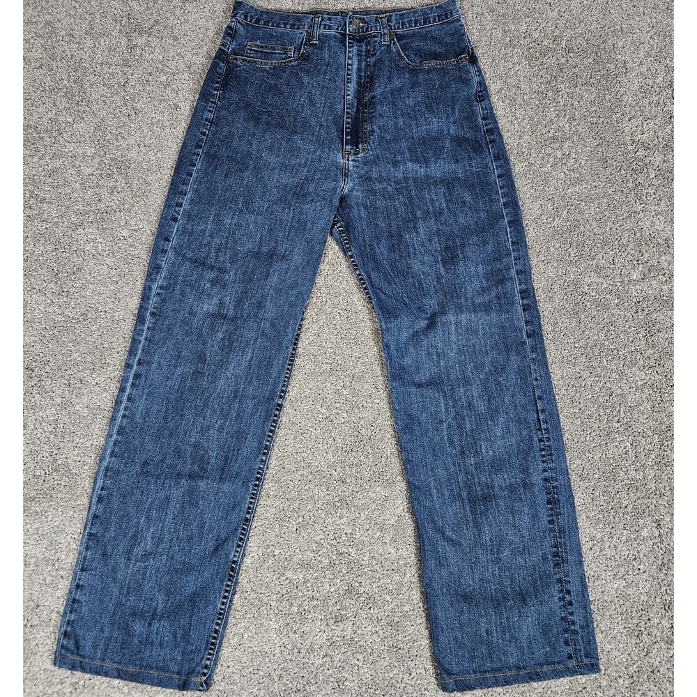 Dearborn Jeans Mens 30X29.5 (Tag 33) Blue Straight Leg Made In USA Denim Relaxed